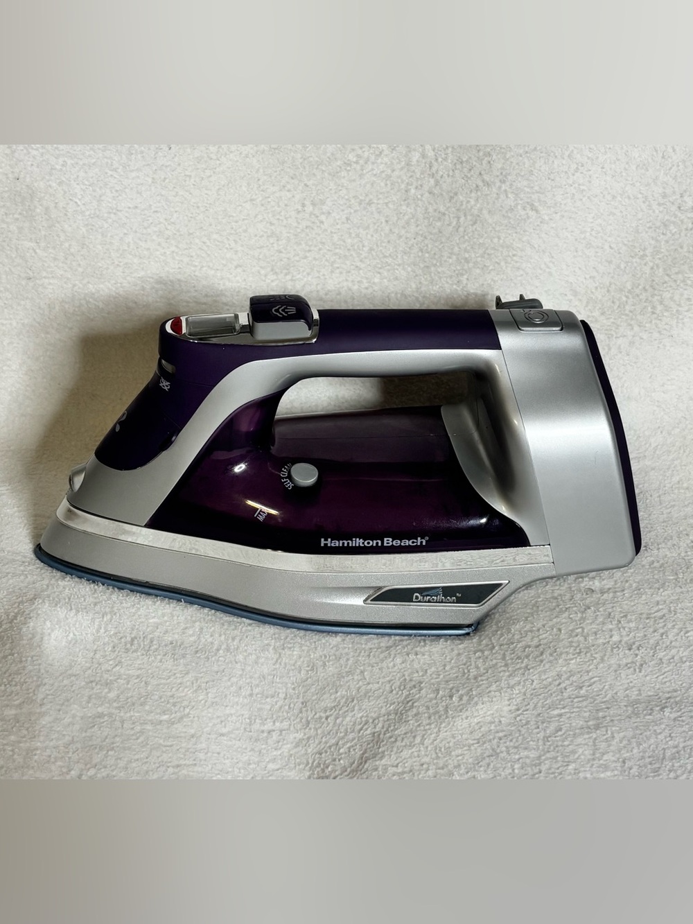 Hamilton Beach Purple and Silver Steam Iron